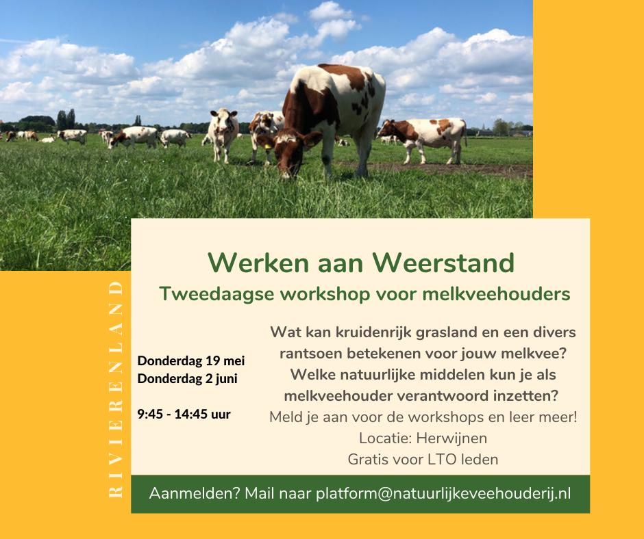 plug Arctic US dollar Tweedaagse Workshop Werken aan Weerstand | Landbouwagenda | De agenda voor  agrarisch Nederland!